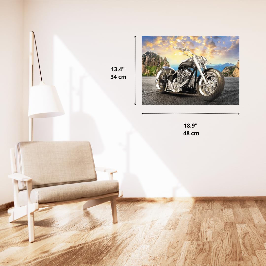 Amazon.com: Trefl Black Motorcycle 500 Piece Jigsaw Puzzle